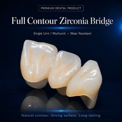 Buy Crown And Bridge Dental Lab | Full Contour Zirconia Bridge online manufacture