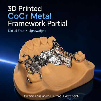 mua Không chứa Niken | Khung răng giả một phần CoCr được in 3D online manufacture