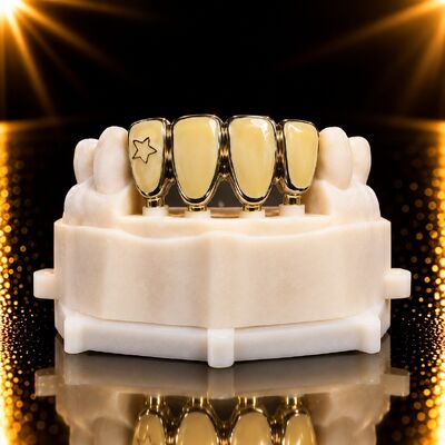 acquistare Corona digitale interamente in metallo CAD CAM - Corona a faccia aperta personalizzata in oro online manufacture