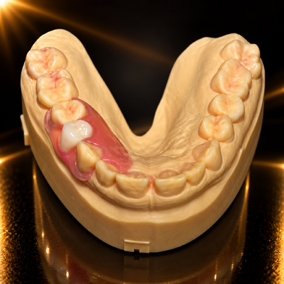 buy Flexible Partial Denture Lab | Natural Look TCS Flexible Denture Stain Resistant BPA Free online manufacture