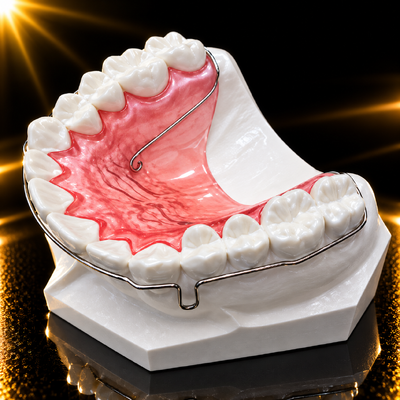 comprar Laboratório dentário chinês | Envoltório de aço inoxidável em torno do retentor ortodôntico com fecho C online manufacture