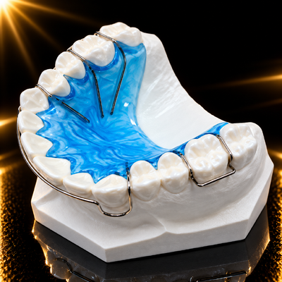 kopen Uitbesteding van tandtechnisch laboratorium | Gladde, bedrade Hawley orthodontische houder Verbeterd kauwen online manufacture